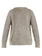 Acne Studios Dramatic Round-neck Brushed-knit Sweater