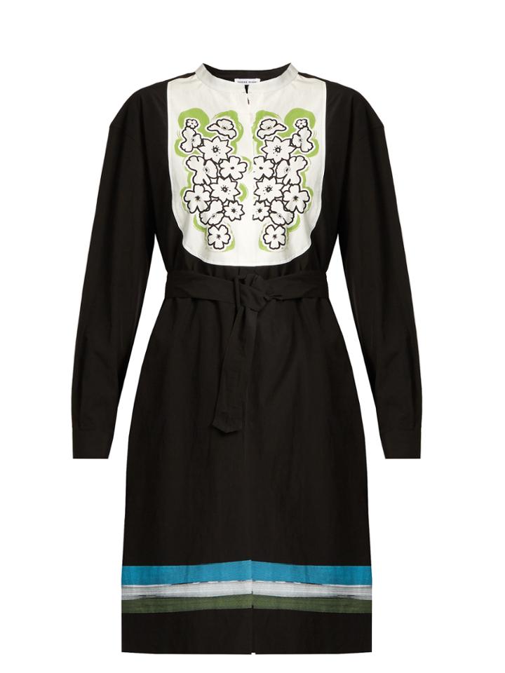 Tomas Maier Zuma Floral-print Cotton-poplin Dress
