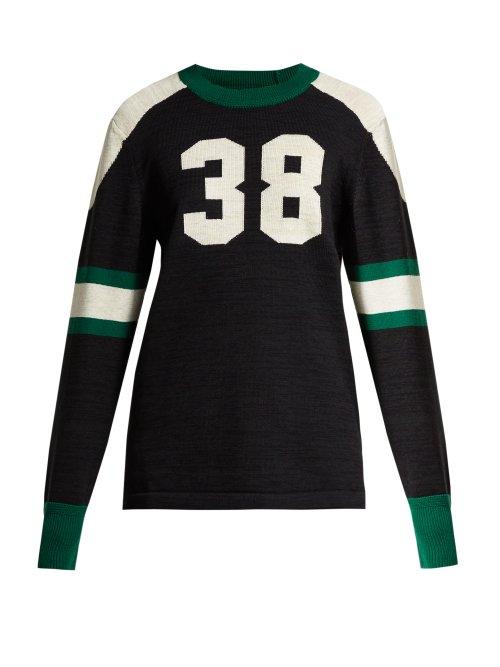 Matchesfashion.com Isabel Marant Toile - Kingston 38 Intarsia Sweater - Womens - Black Multi