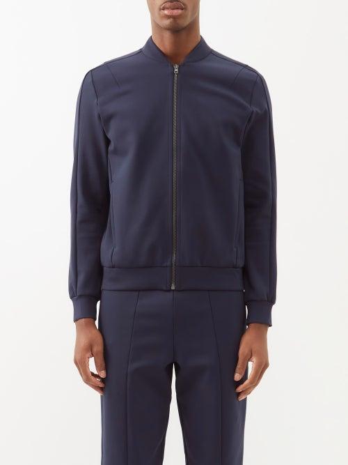 Jacques - Stretch-nylon Bomber Jacket - Mens - Navy