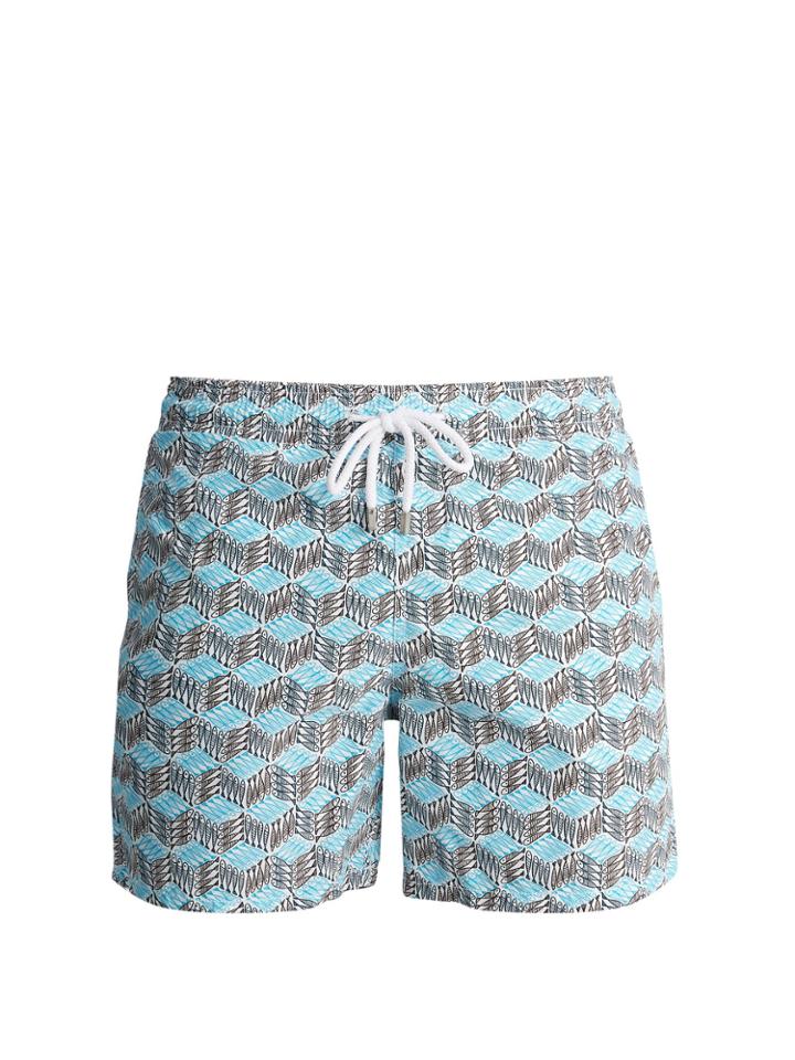 Vilebrequin Fishes Cube Print Swim Shorts