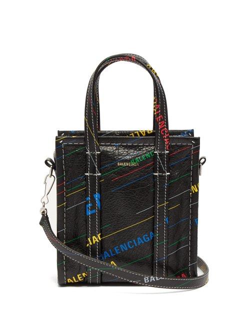 Matchesfashion.com Balenciaga - Bazar Shopper Xxs - Womens - Black Multi