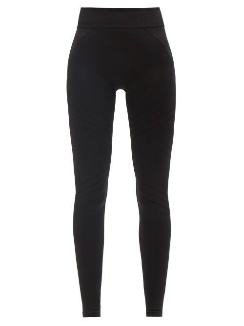 Matchesfashion.com Prism - Nurturing High-rise Stretch-jersey Leggings - Womens - Black