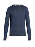 Etro Paisley-print Wool-blend Sweater