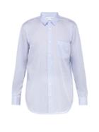 Matchesfashion.com Comme Des Garons Shirt - Forever Striped Cotton Shirt - Mens - Blue
