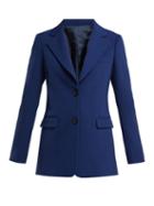 Matchesfashion.com Joseph - Lorenzo Tailored Wool Jacket - Womens - Blue