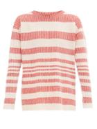 Matchesfashion.com Loewe - Striped Rib-knitted Linen Sweater - Mens - Beige