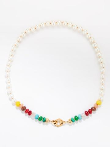 Harwell Godfrey - Foundation Pearl & 18kt Gold Necklace - Womens - Multi