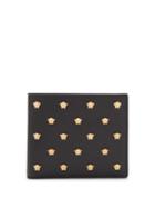 Matchesfashion.com Versace - Medusa Head Leather Bi-fold Wallet - Mens - Black