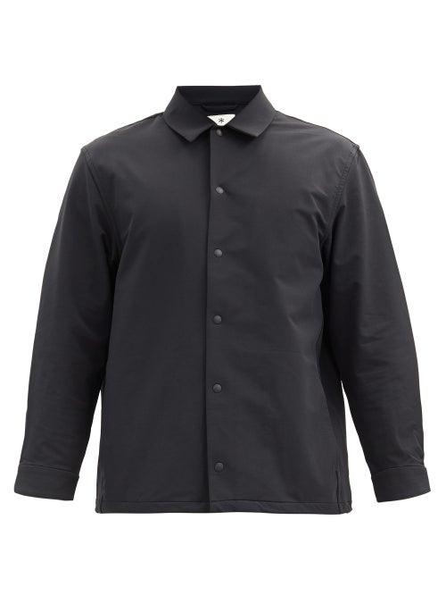 Matchesfashion.com Snow Peak - Point-collar Technical-shell Jacket - Mens - Black
