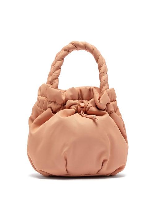 Matchesfashion.com Staud - Stella Plaited Handle Drawstring Bag - Womens - Beige
