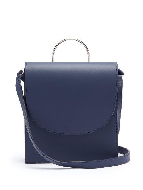 Matchesfashion.com Pb 0110 - Ab54 Leather Cross Body Bag - Womens - Navy
