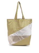 Matchesfashion.com Isabel Marant - Woom Panelled Tote Bag - Womens - Khaki Multi