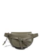 Matchesfashion.com Loewe - Gate Mini Leather Belt Bag - Womens - Khaki
