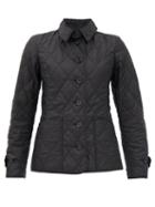 Matchesfashion.com Burberry - Diamond-quilted Shell Jacket - Womens - Black