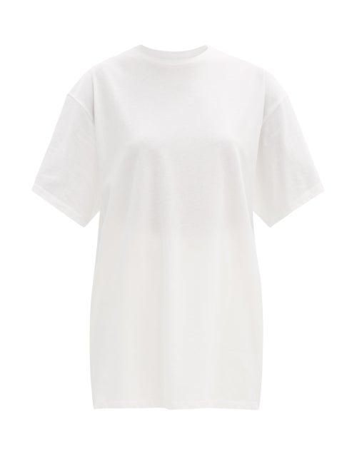 Raey - Recycled-yarn Cotton-blend T-shirt - Womens - White
