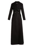 Burberry Oversized-lapel Double-breasted Wool Coat