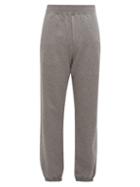 Matchesfashion.com The Row - Olin Cuffed Ankle Cotton Track Pants - Mens - Grey