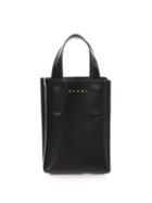 Matchesfashion.com Marni - Museo Mini Leather Cross-body Bag - Womens - Black