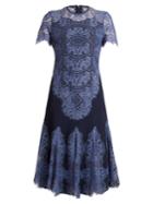 Jonathan Simkhai Godet-detail Lace-panel Dress