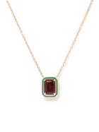 Selim Mouzannar - Mina Rhodolite & 18kt Rose-gold Necklace - Womens - Pink Multi