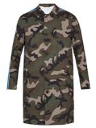 Valentino Camouflage-print Twill Trench Coat