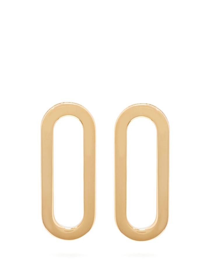 Burberry Crystal-embellished Chain-link Earrings