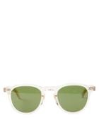 Garrett Leight - Hampton X D-frame Acetate Sunglasses - Mens - Green