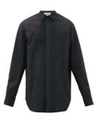 Matchesfashion.com Jil Sander - Wednesday P.m. Pintucked Cotton Shirt - Mens - Black
