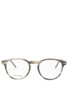 Matchesfashion.com Dior Homme Sunglasses - Technicity Round Acetate Glasses - Mens - Grey