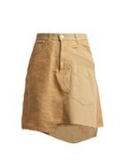 Loewe Deconstructed Chino Cotton-gabardine Skirt