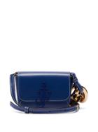 Matchesfashion.com Jw Anderson - Anchor Nano Chain-strap Leather Cross-body Bag - Womens - Navy