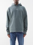 Acne Studios - Franklin Logo-print Cotton-jersey Hoodie - Mens - Green