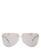 Matchesfashion.com Givenchy - Aviator Metal Sunglasses - Womens - Silver