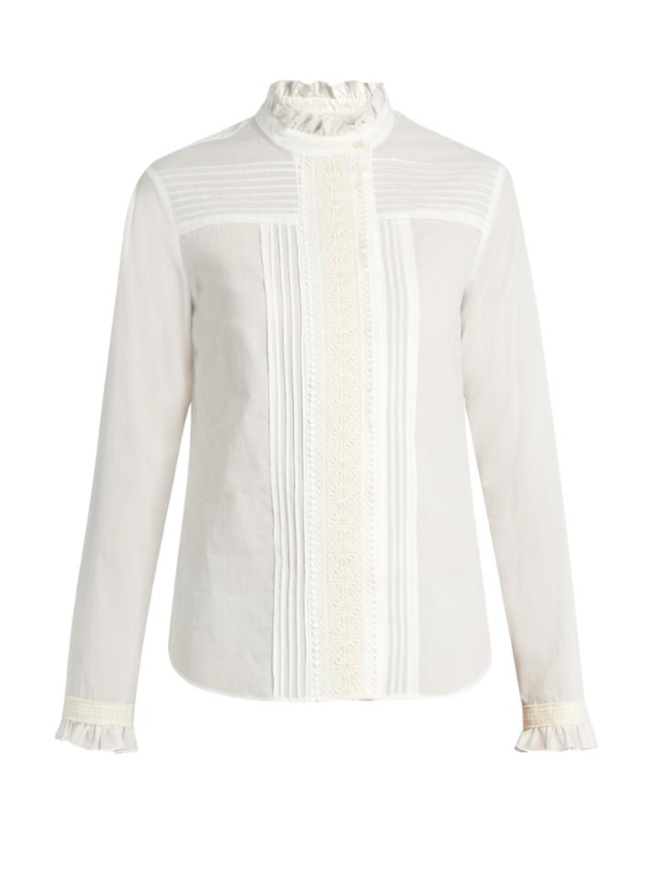 Weekend Max Mara Tropico Cotton-poplin Blouse