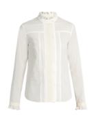 Weekend Max Mara Tropico Cotton-poplin Blouse