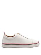 Thom Browne Straight Grained-leather Leather Low-top Trainers