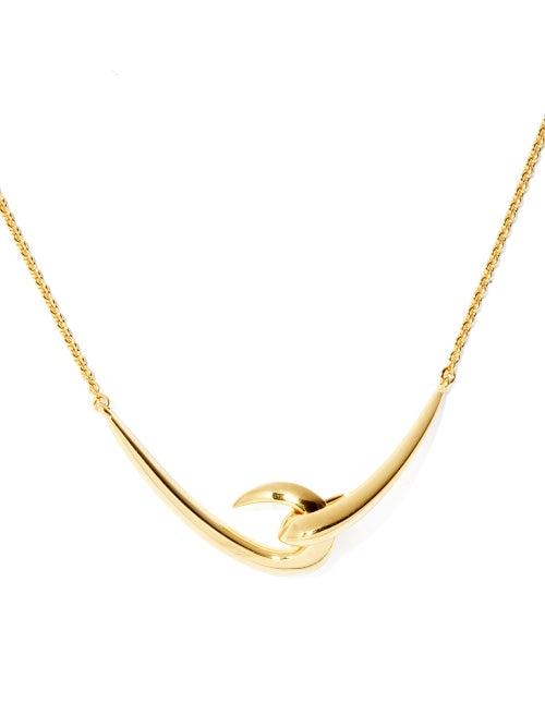 Matchesfashion.com Shaun Leane - Hook 18kt Gold-vermeil Necklace - Mens - Yellow Gold
