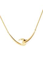 Matchesfashion.com Shaun Leane - Hook 18kt Gold-vermeil Necklace - Mens - Yellow Gold