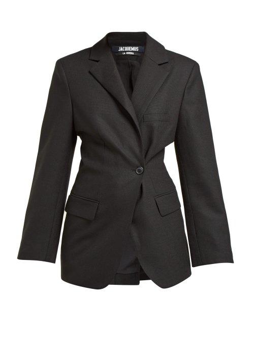 Matchesfashion.com Jacquemus - Slim Fit Wool Blazer - Womens - Black