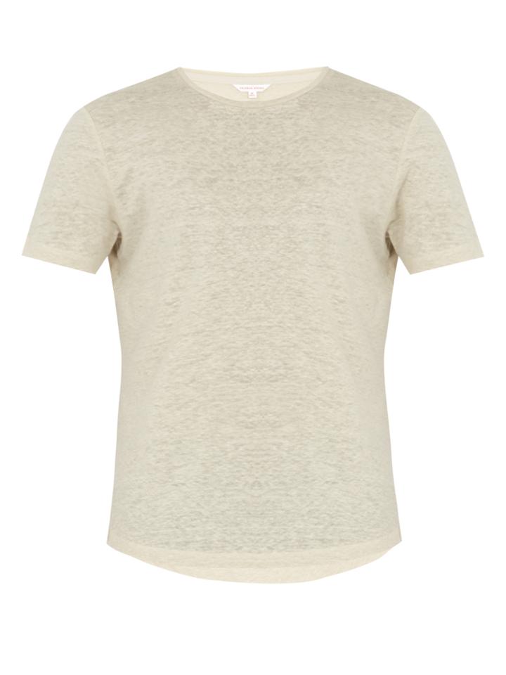 Orlebar Brown Ob-t Linen T-shirt