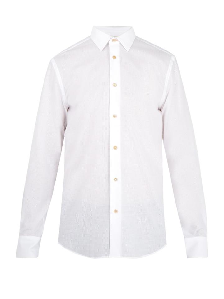 Paul Smith Single-cuff Cotton Shirt