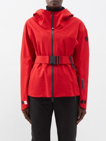 Moncler Grenoble - Teche Belted Ski Jacket - Womens - Red