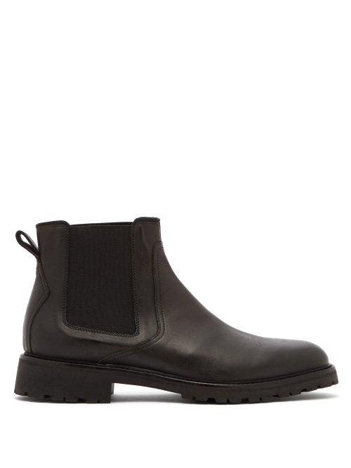 Matchesfashion.com Belstaff - Rode Leather Chelsea Boots - Mens - Black