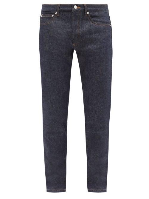 Mens Rtw A.p.c. - Petit Standard Slim-leg Jeans - Mens - Indigo