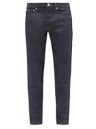 Mens Rtw A.p.c. - Petit Standard Slim-leg Jeans - Mens - Indigo