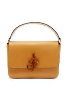 Jw Anderson - Anchor Smooth-leather Shoulder Bag - Womens - Yellow