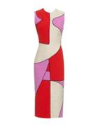 Roksanda Kerrigan Contrast-panel Linen Dress