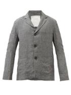 Toogood - The Botanist Single-breasted Linen Jacket - Mens - Blue