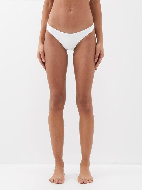 Matteau - The Classic Recycled-fibre Bikini Briefs - Womens - Chalk